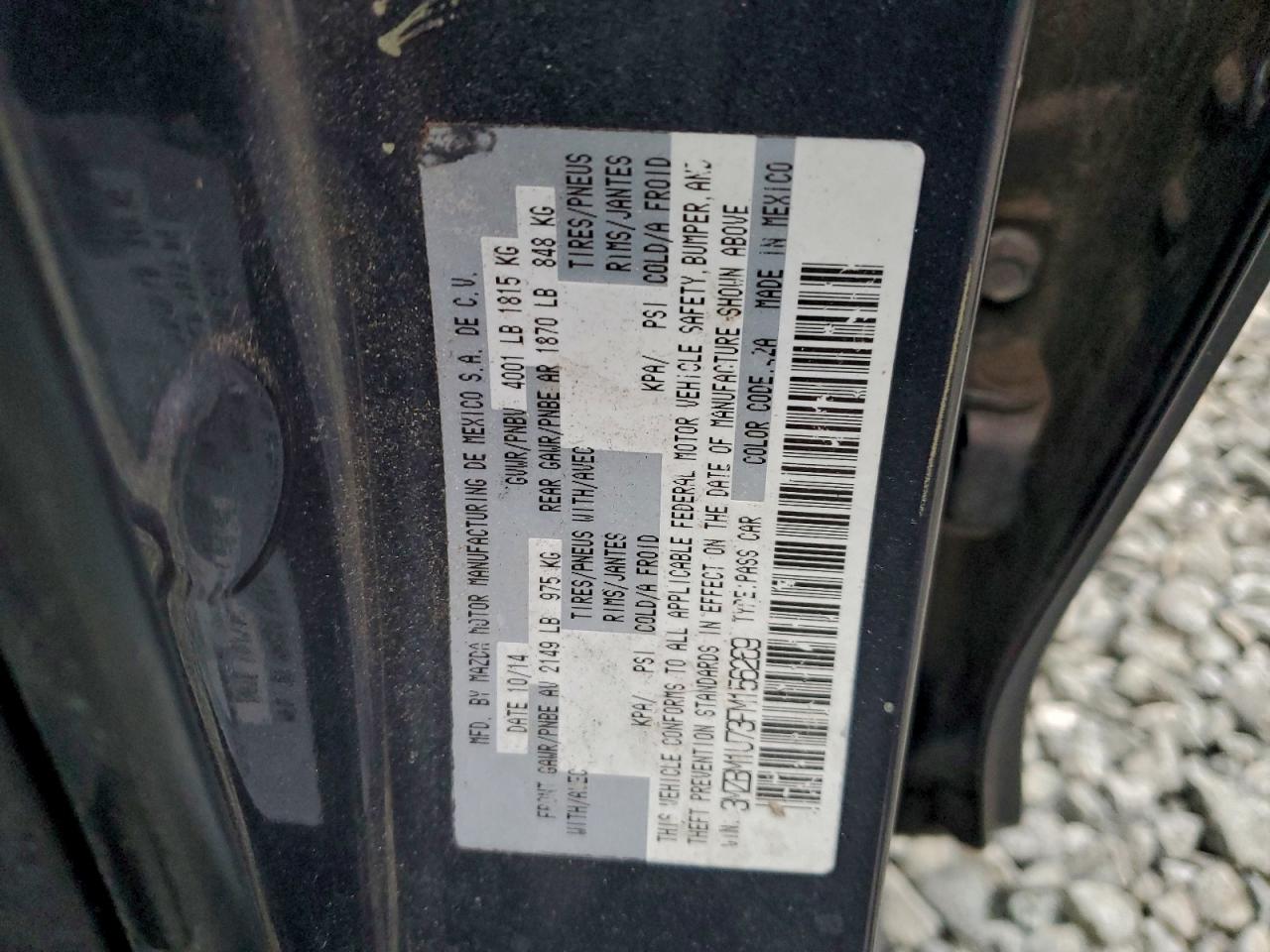 2015 Mazda 3 Sport VIN: 3MZBM1U73FM156269 Lot: 95203055