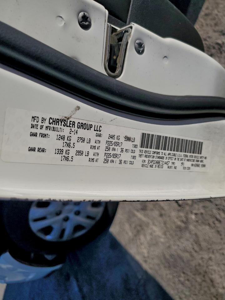 2014 Dodge Journey Se VIN: 3C4PDCAB8ET214457 Lot: 97209615