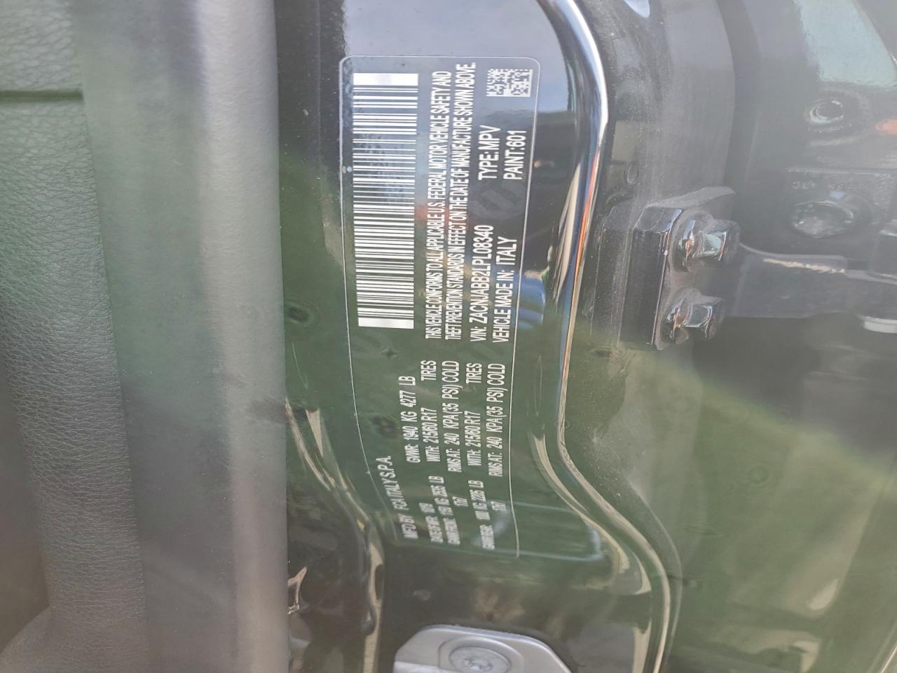 2020 Jeep Renegade Latitude VIN: ZACNJABB2LPL08340 Lot: 94135685