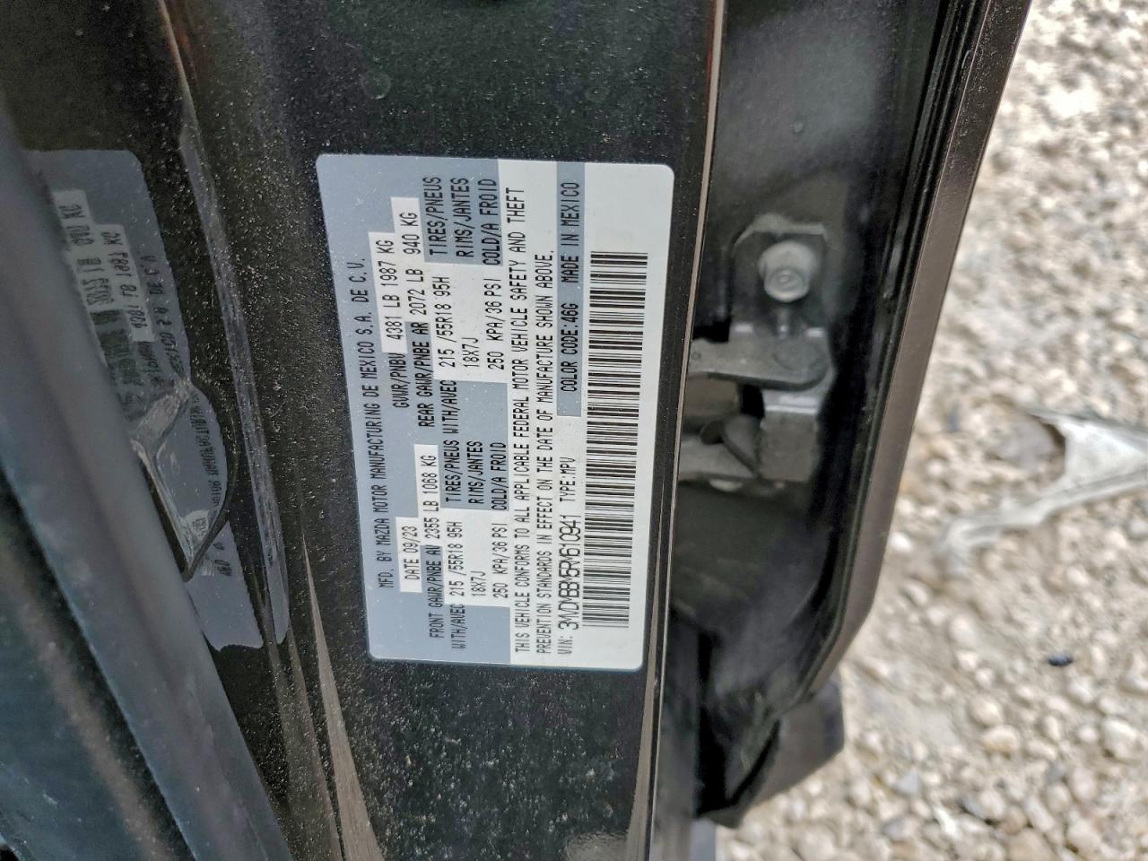 2024 Mazda Cx-30 Select VIN: 3MVDMBBM5RM610941 Lot: 94570895