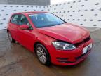 2014 VOLKSWAGEN GOLF 1.6 TDI 105 SE 5DR for sale at Copart WOLVERHAMPTON