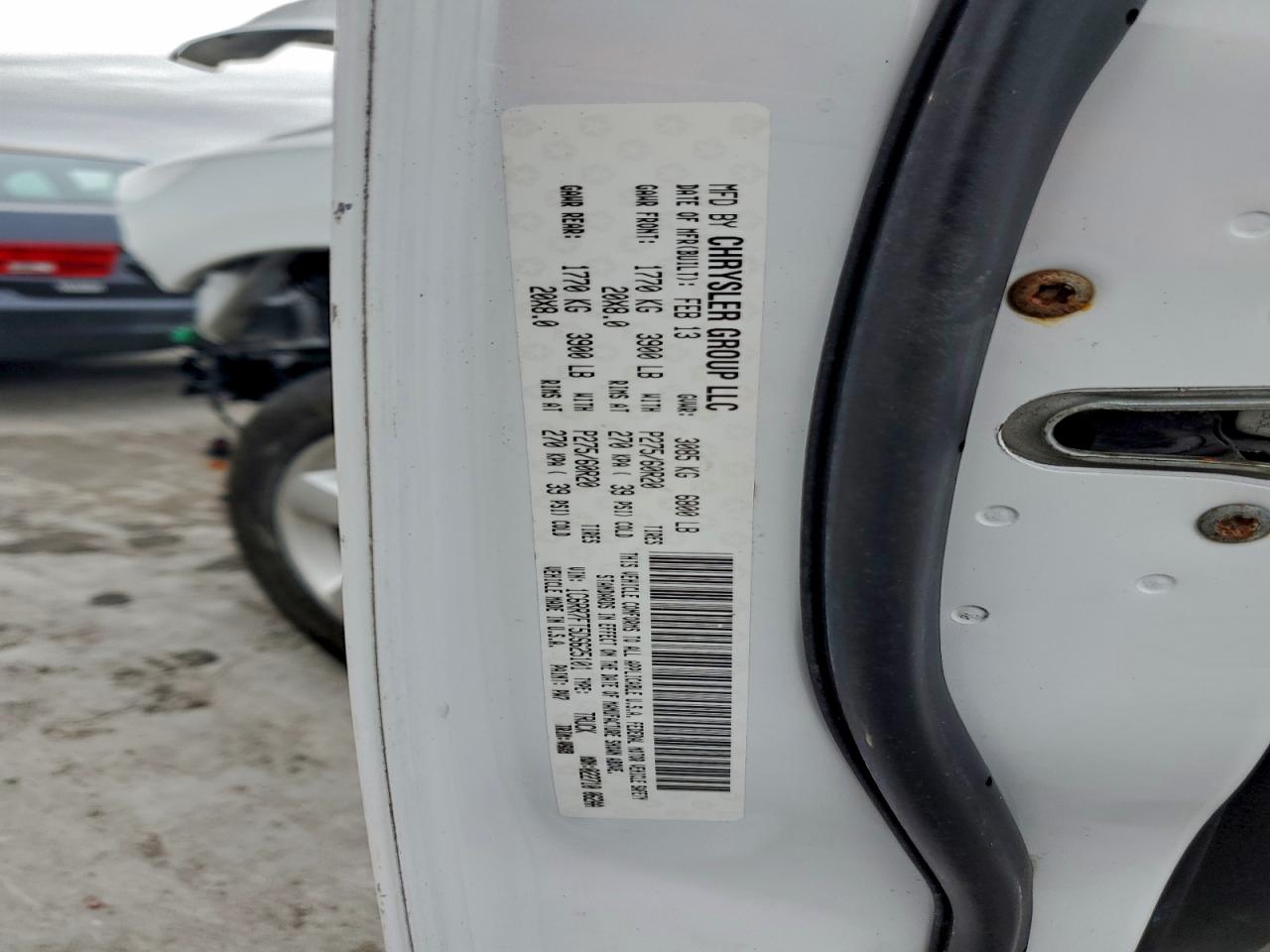 2013 Ram 1500 St VIN: 1C6RR7FT5DS625101 Lot: 87435475