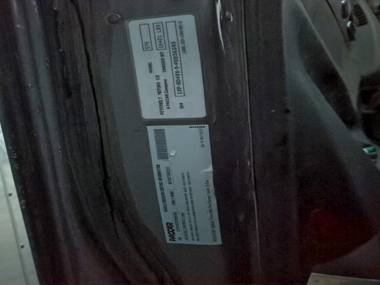 2023 Peterbilt Tractor 579 - Semi Truck VIN: 1XPBD49X9PD856595 Lot: 92787615