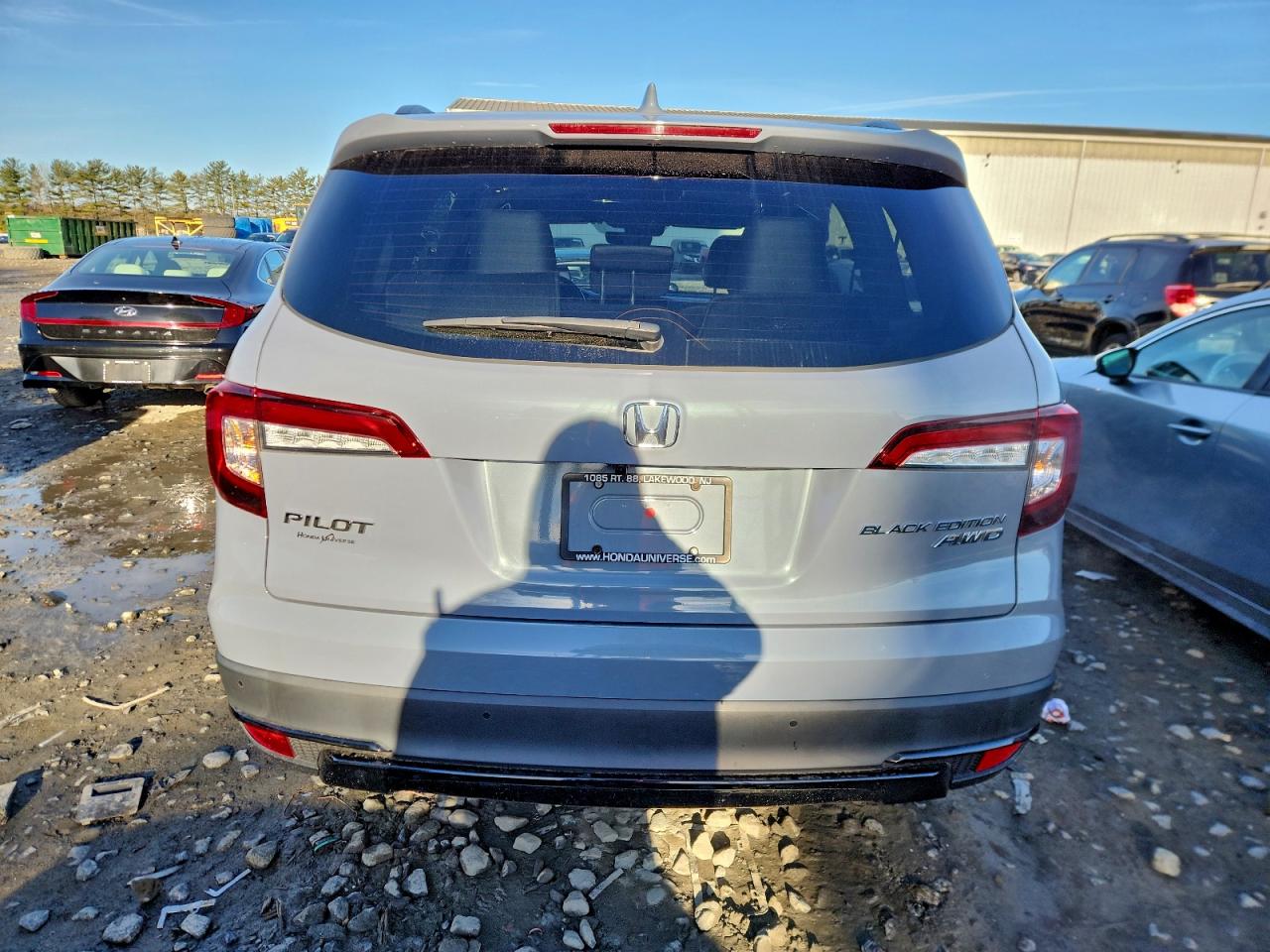 2022 Honda Pilot Black VIN: 5FNYF6H78NB074765 Lot: 94258495