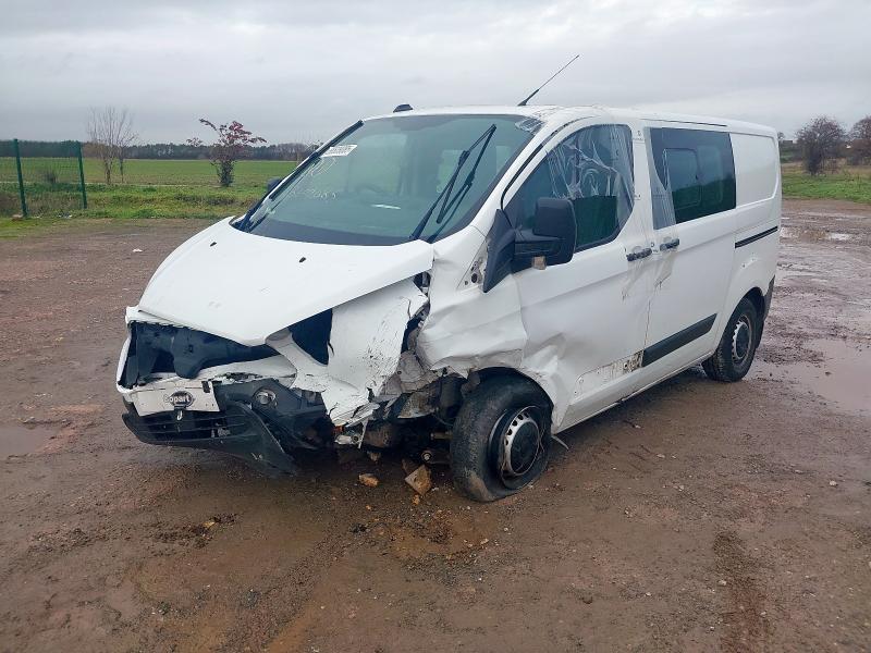 2021 FORD TRANSIT CUSTOM 2.0 ECOBLUE 105PS LOW ROOF D/CAB LEADER VAN for sale at Copart WOLVERHAMPTON