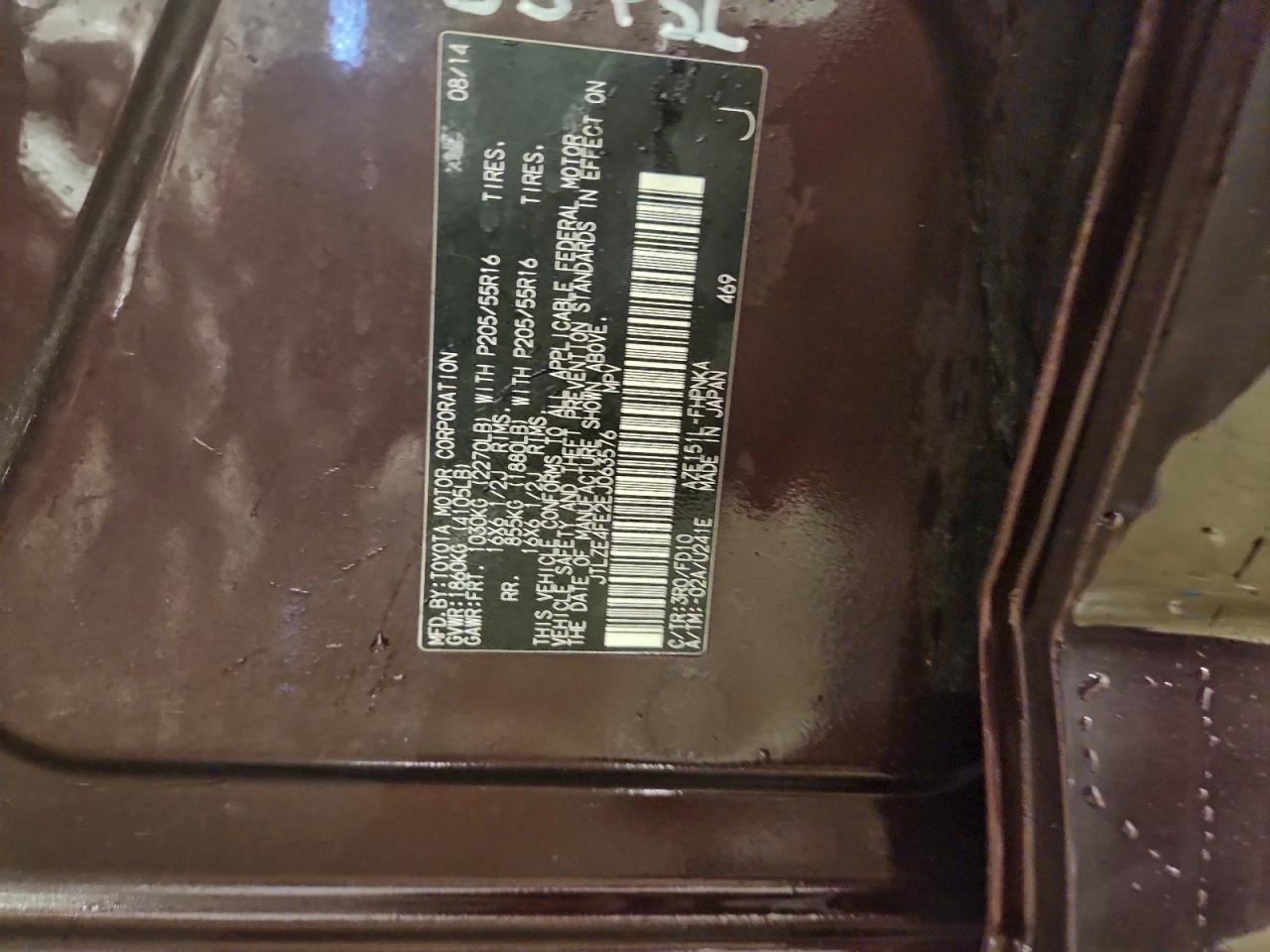 2014 Toyota Scion Xb VIN: JTLZE4FE2EJ063576 Lot: 94986905