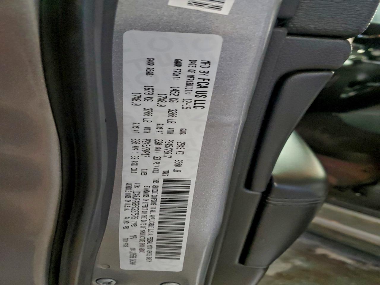 2015 Jeep Grand Cherokee Laredo VIN: 1C4RJFAG8FC227575 Lot: 94237045