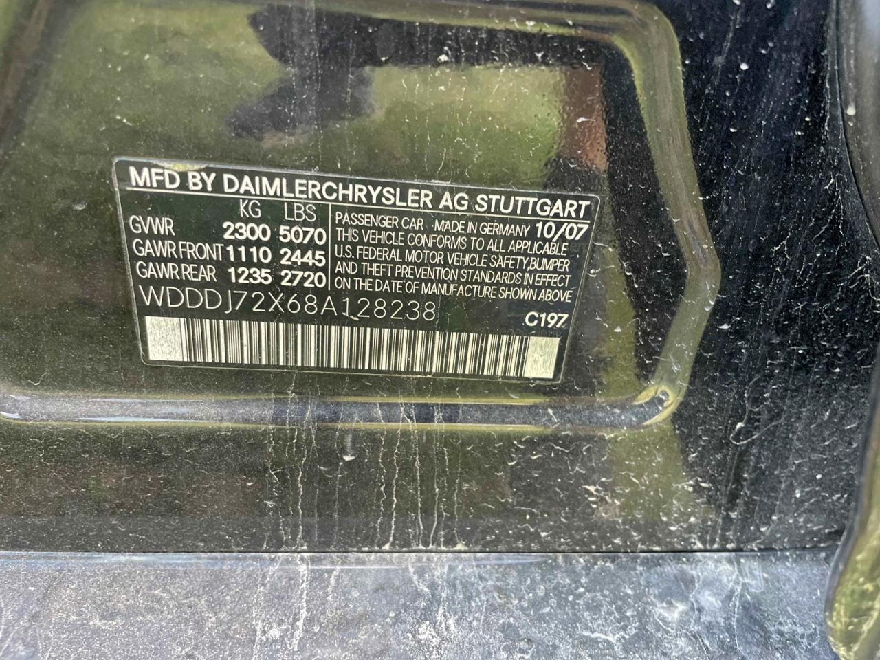 Фото: WDDDJ72X68A128238