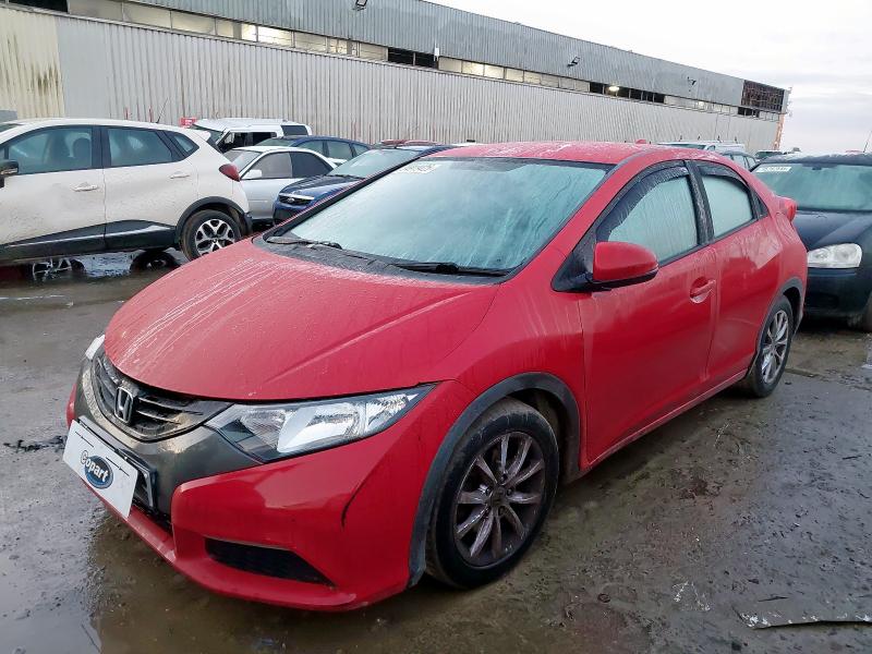 2014 HONDA CIVIC 1.4 I-VTEC SE 5DR for sale at Copart PETERLEE