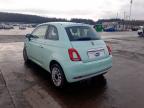 2018 FIAT 500 1.2 LOUNGE 3DR for sale at Copart WHITBURN