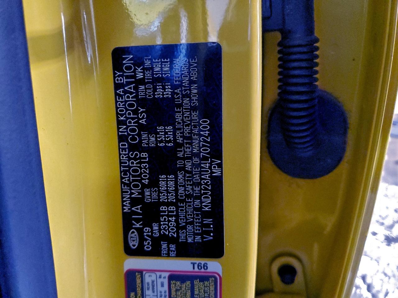 2020 Kia Soul Lx VIN: KNDJ23AU4L7072400 Lot: 95081325