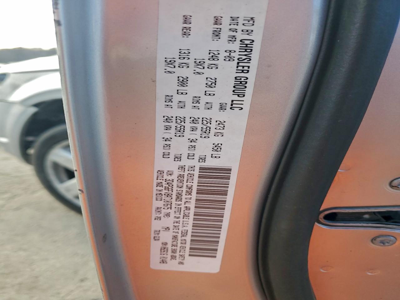 2010 Dodge Journey R/T VIN: 3D4PG6FV8AT107675 Lot: 97014165