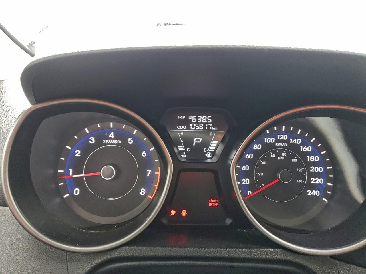 2012 Hyundai Elantra Gls VIN: 5NPDH4AEXCH107267 Lot: 95030845