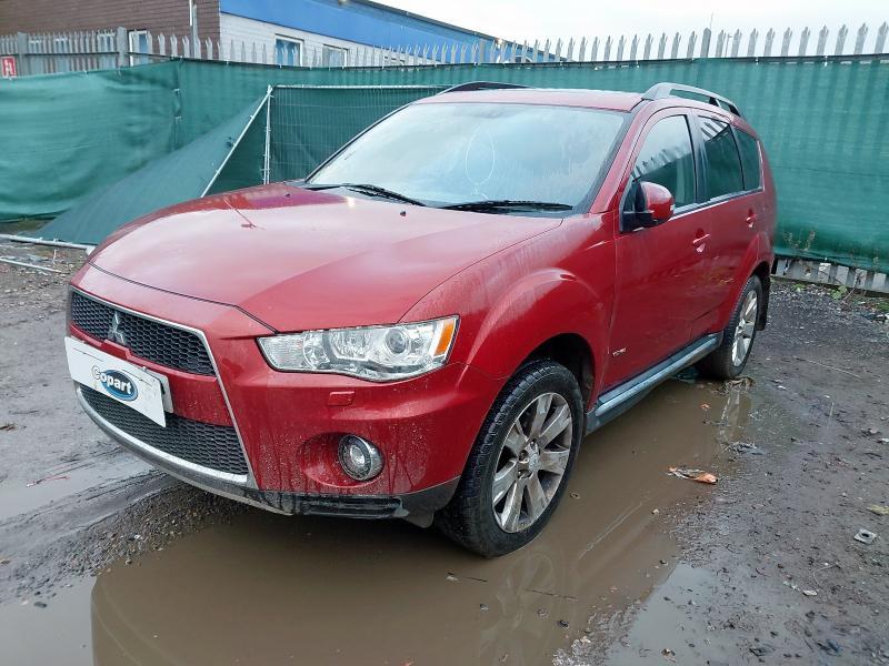 2010 MITSUBISHI OUTLANDER 2.2 DI-D GX4 5DR for sale at Copart PETERLEE