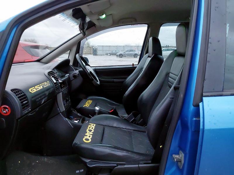 2005 VAUXHALL ZAFIRA 2.0I 16V GSI 5DR