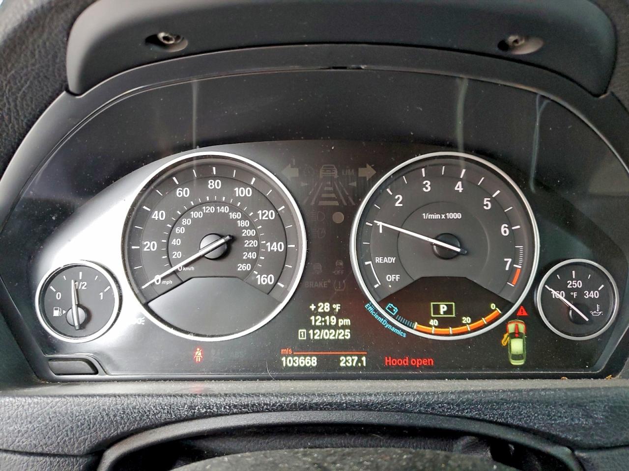 2013 BMW 328 Xi Sulev VIN: WBA3B5C50DF591832 Lot: 94001965