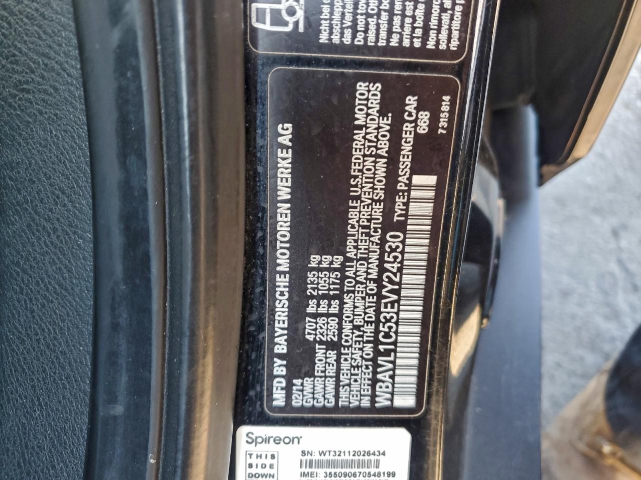 Фото: WBAVL1C53EVY24530