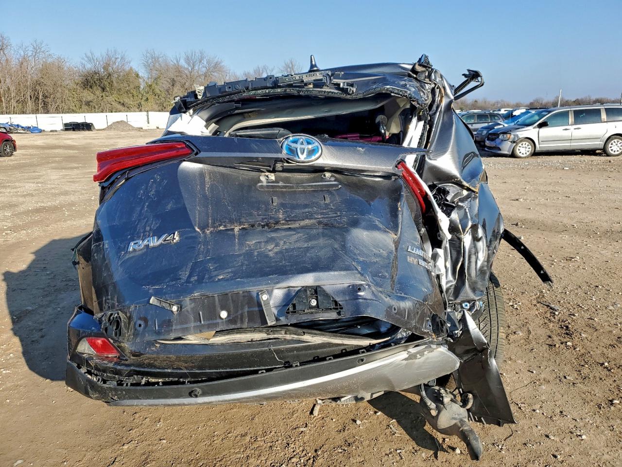 2018 Toyota Rav4 Hv Limited VIN: JTMDJREV4JD155491 Lot: 94187335