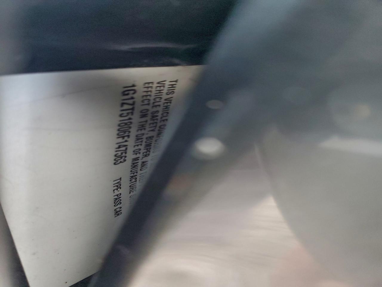 2006 Chevrolet Malibu Lt VIN: 1G1ZT51806F147563 Lot: 96519855