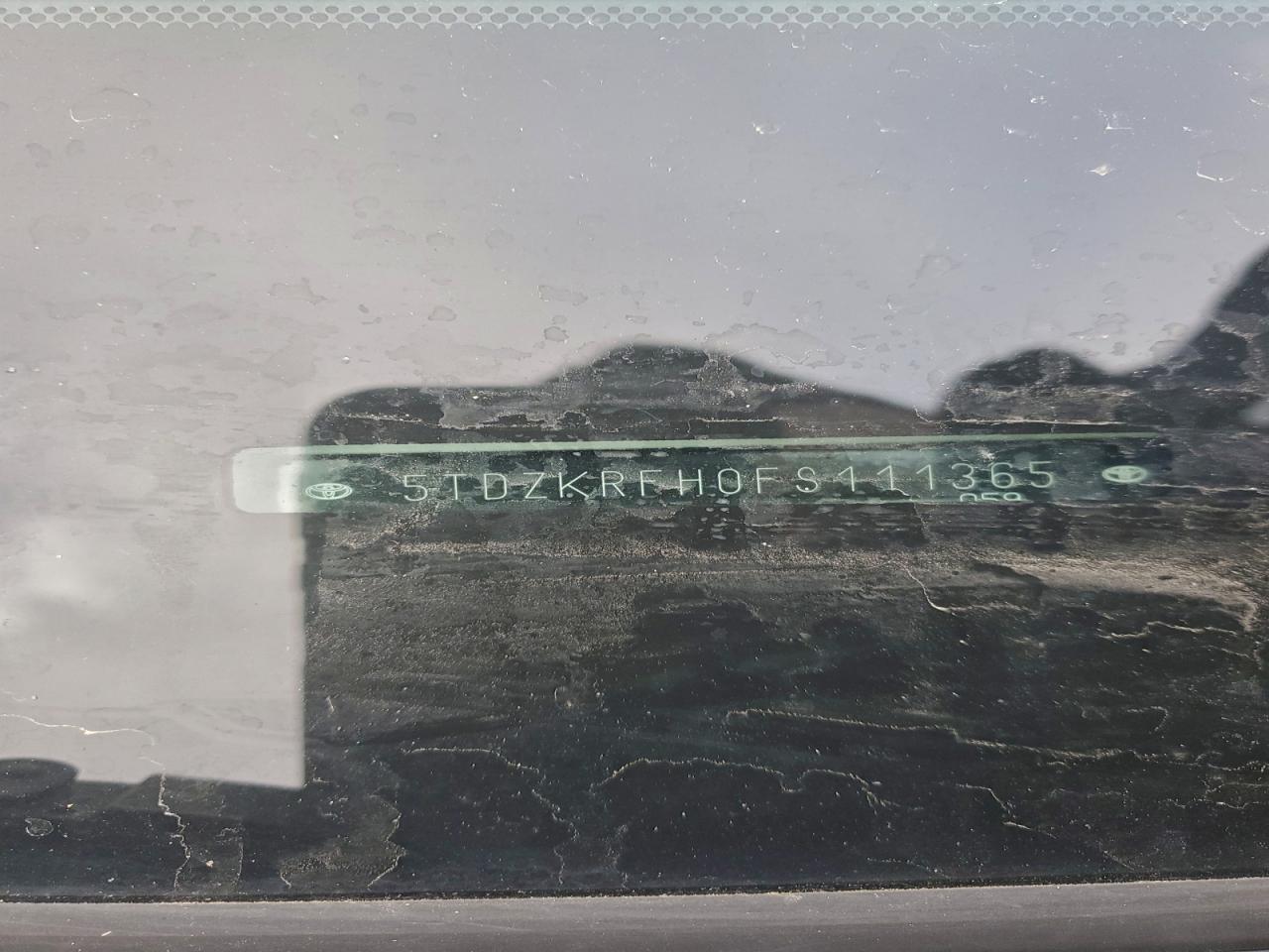 2015 Toyota Highlander Le VIN: 5TDZKRFH0FS111365 Lot: 95277335