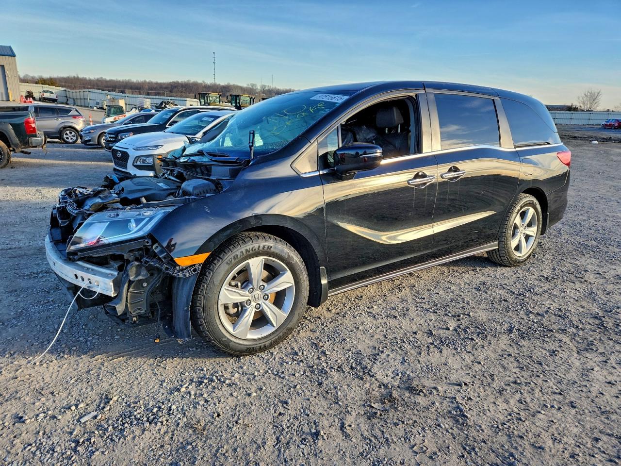 2018 Honda Odyssey Exl VIN: 5FNRL6H77JB010353 Lot: 97515615