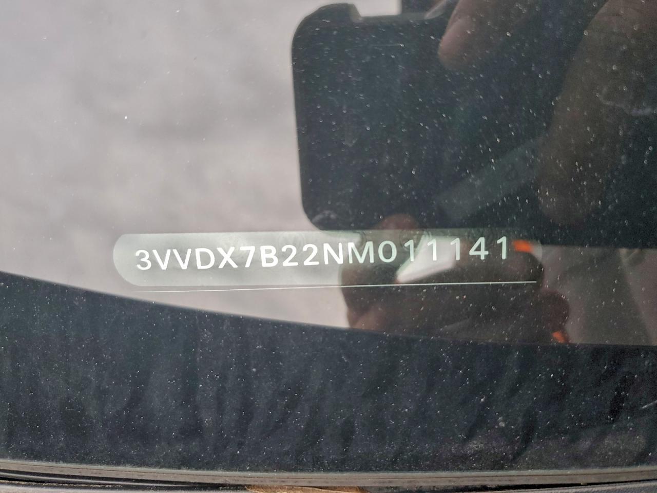 2022 Volkswagen Taos S VIN: 3VVDX7B22NM011141 Lot: 94380885