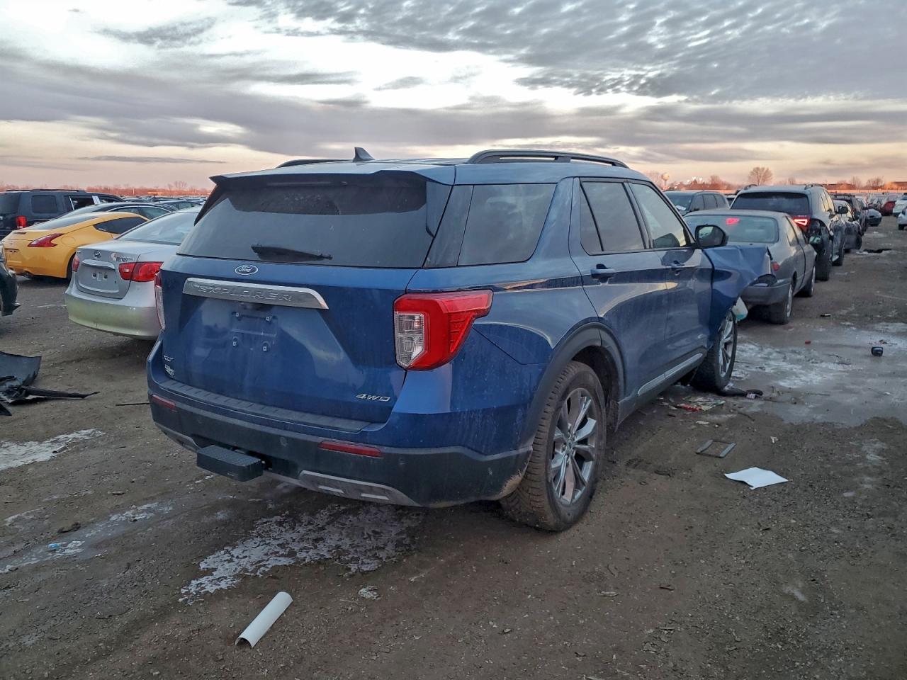 2022 Ford Explorer Xlt VIN: 1FMSK8DHXNGA67300 Lot: 96536305
