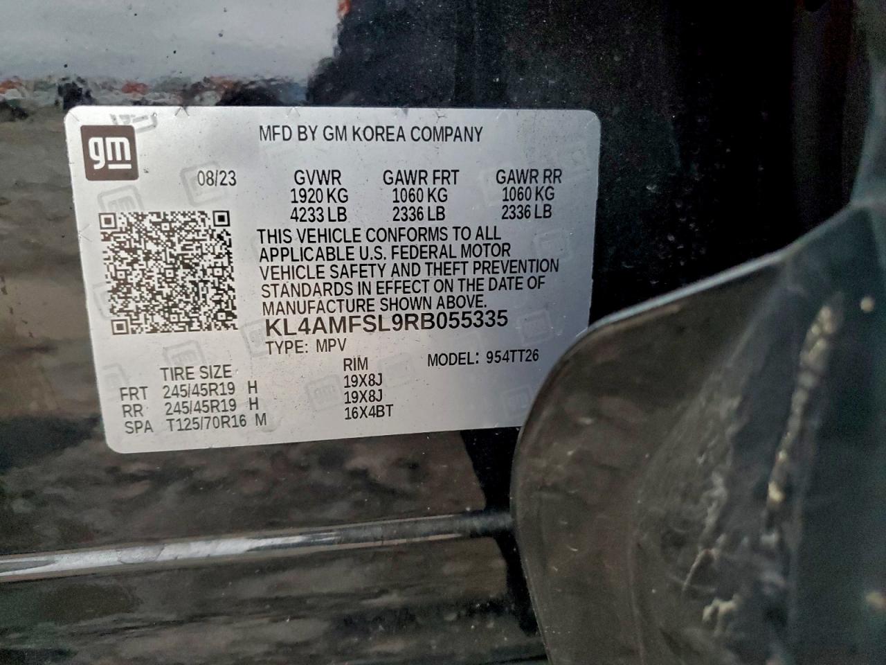 2024 Buick Encore Gx Avenir VIN: KL4AMFSL9RB055335 Lot: 96447045