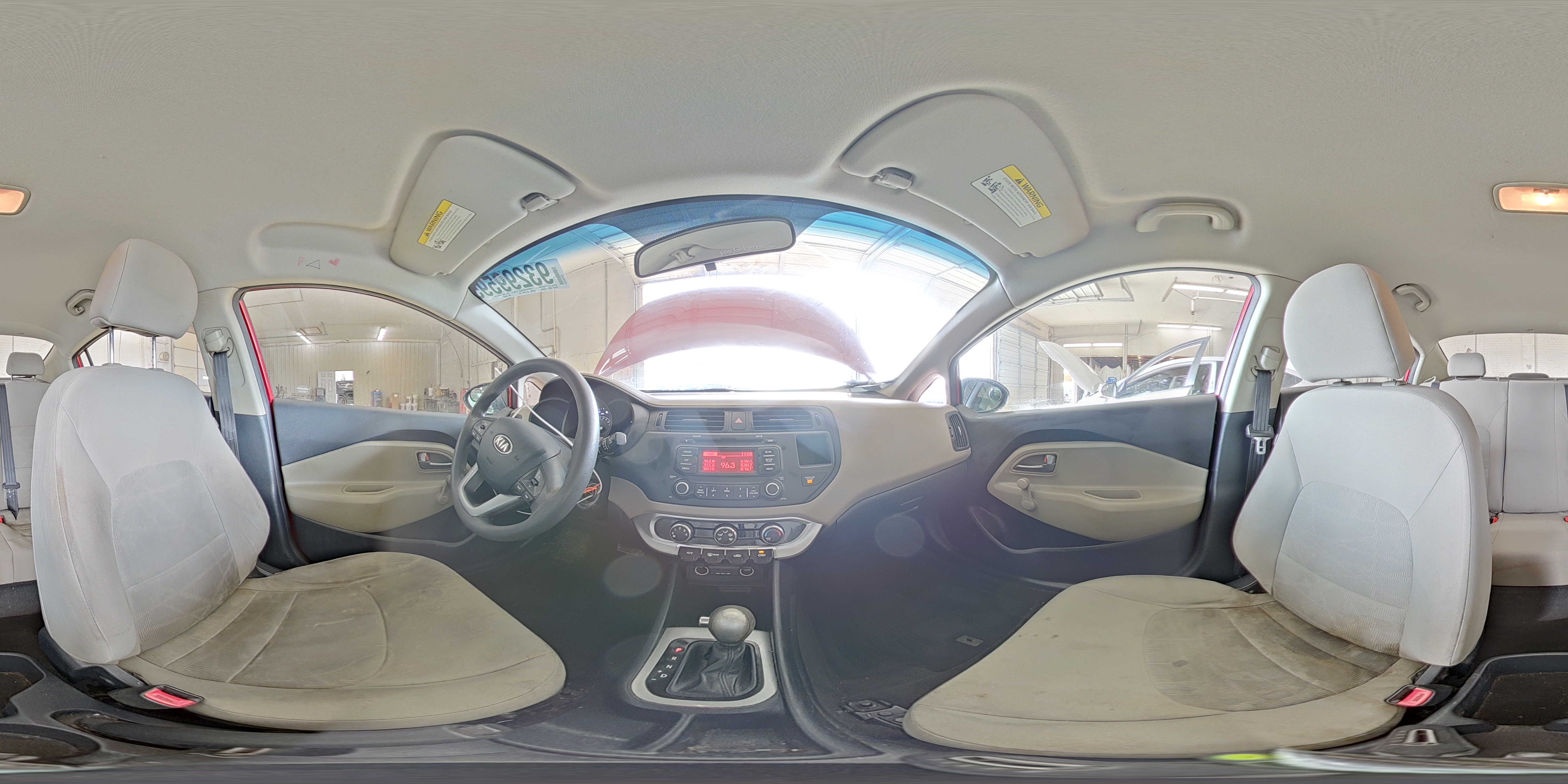 2014 Kia Rio Lx VIN: KNADM4A3XE6396736 Lot: 93299595