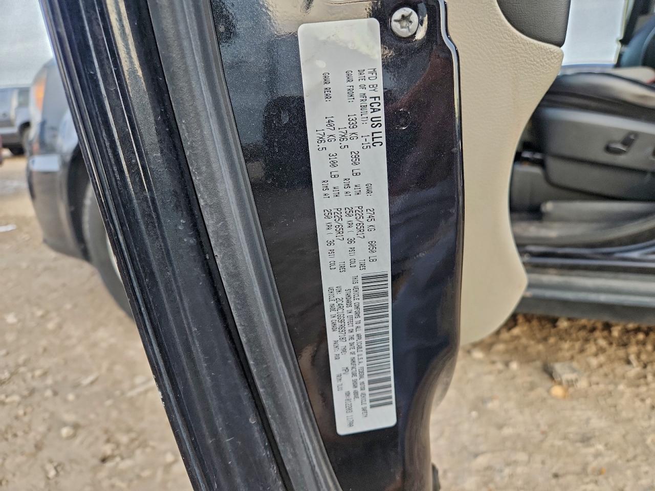 2015 Chrysler Town & Country Limited Platinum VIN: 2C4RC1GG9FR697187 Lot: 96137745