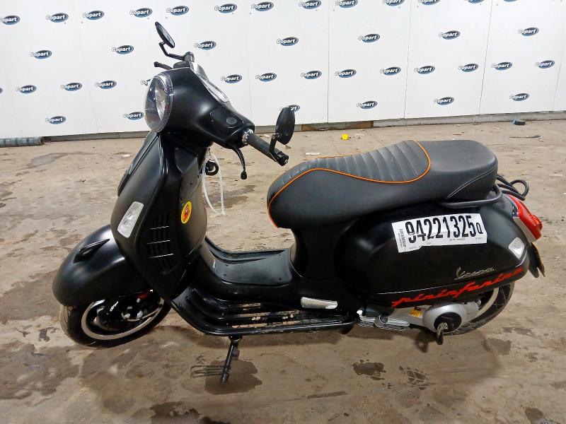 2015 PIAGGIO VESPA GTS 300 SUPERSPORT  for sale at Copart PETERLEE