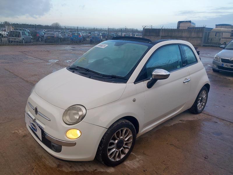 2009 FIAT 500 1.2 LOUNGE 2DR [START STOP] for sale at Copart YORK