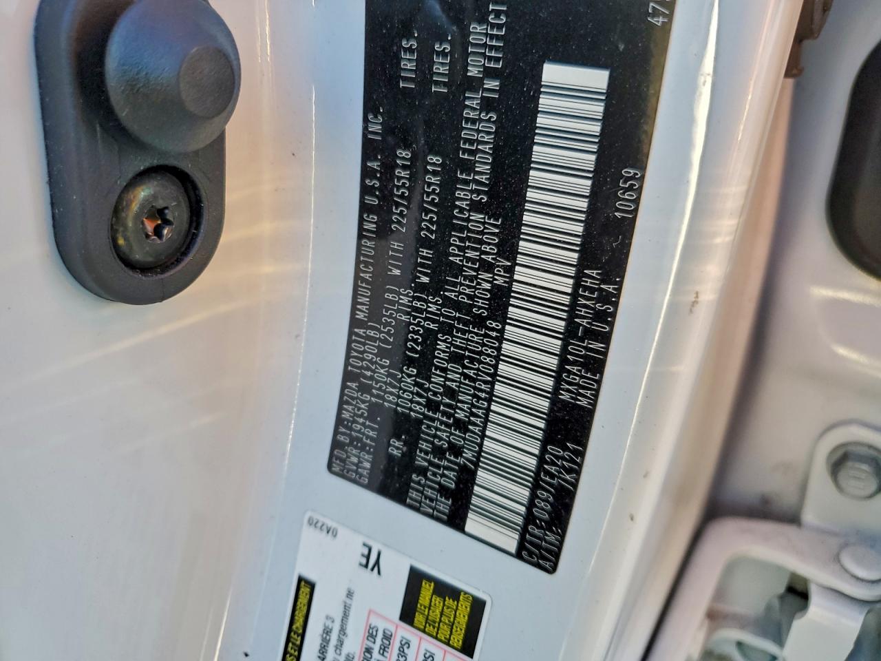 2024 Toyota Corolla Cross Xle VIN: 7MUDAAAG4RV088048 Lot: 94765015