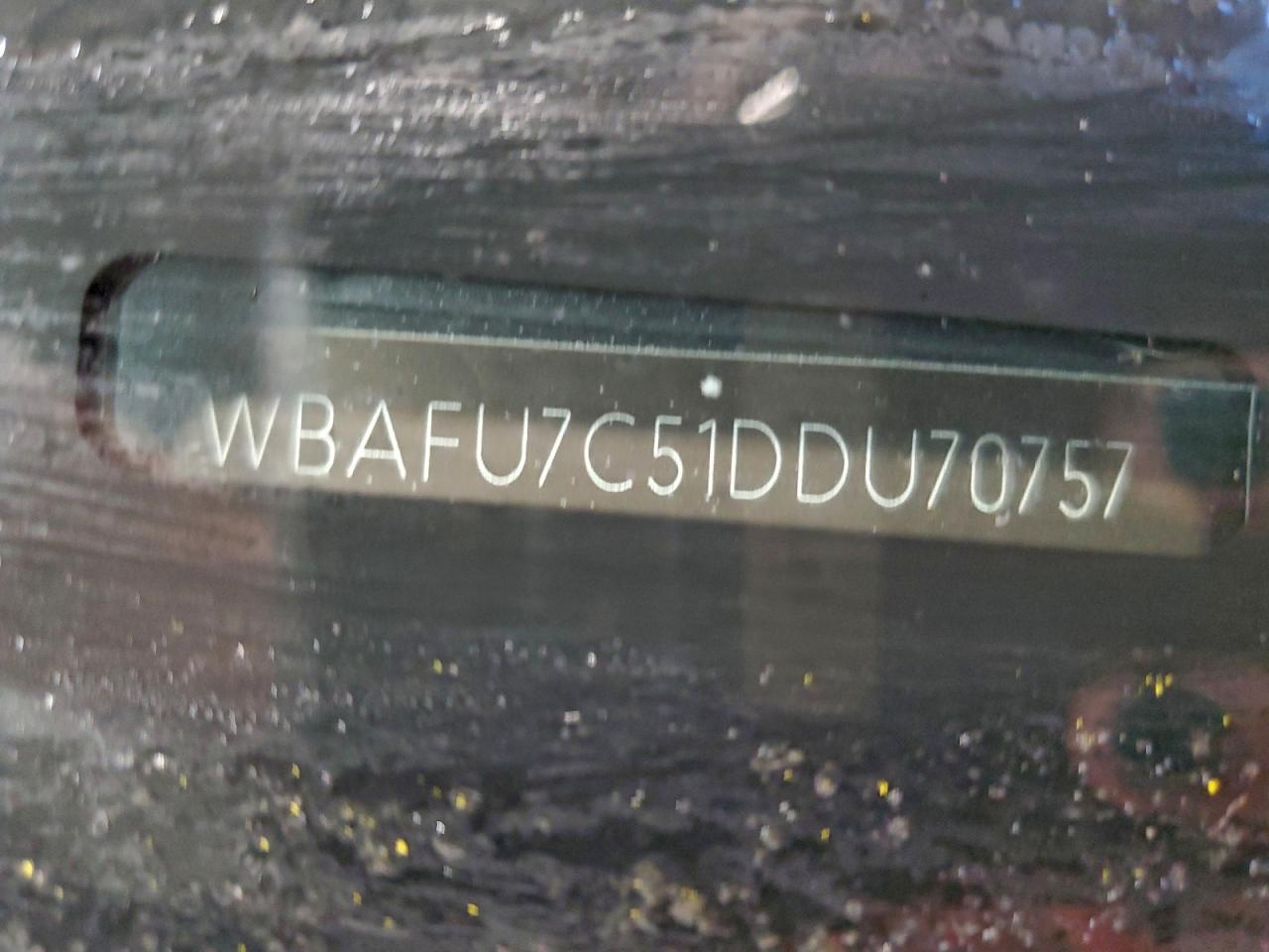 2013 BMW 535 Xi VIN: WBAFU7C51DDU70757 Lot: 97162315