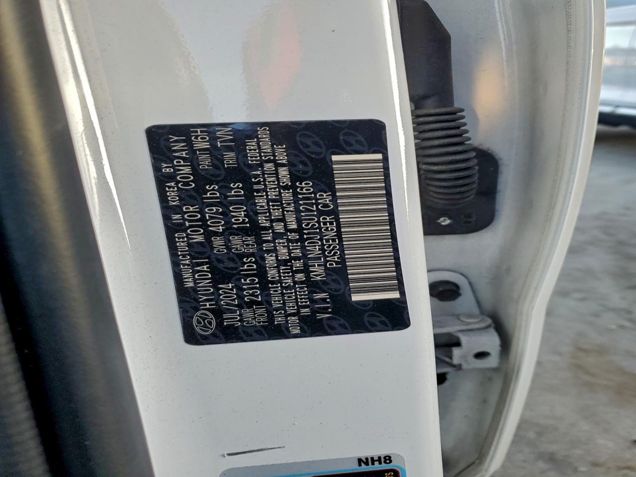 2025 Hyundai Elantra Limited VIN: KMHLN4DJ1SU121166 Lot: 94764995