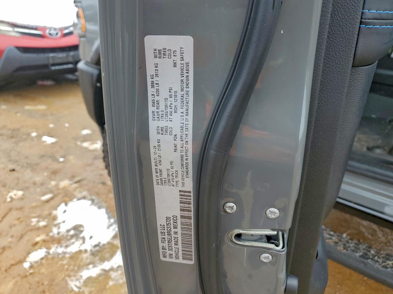 2024 Ram 2500 Powerwagon VIN: 3C6TR5EJ8RG375720 Lot: 95651075