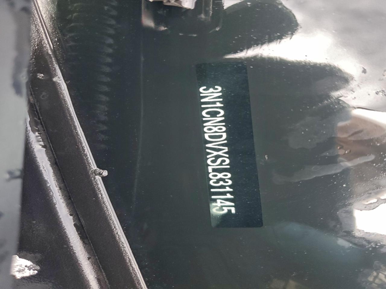 2025 Nissan Versa S VIN: 3N1CN8DVXSL831145 Lot: 94538875