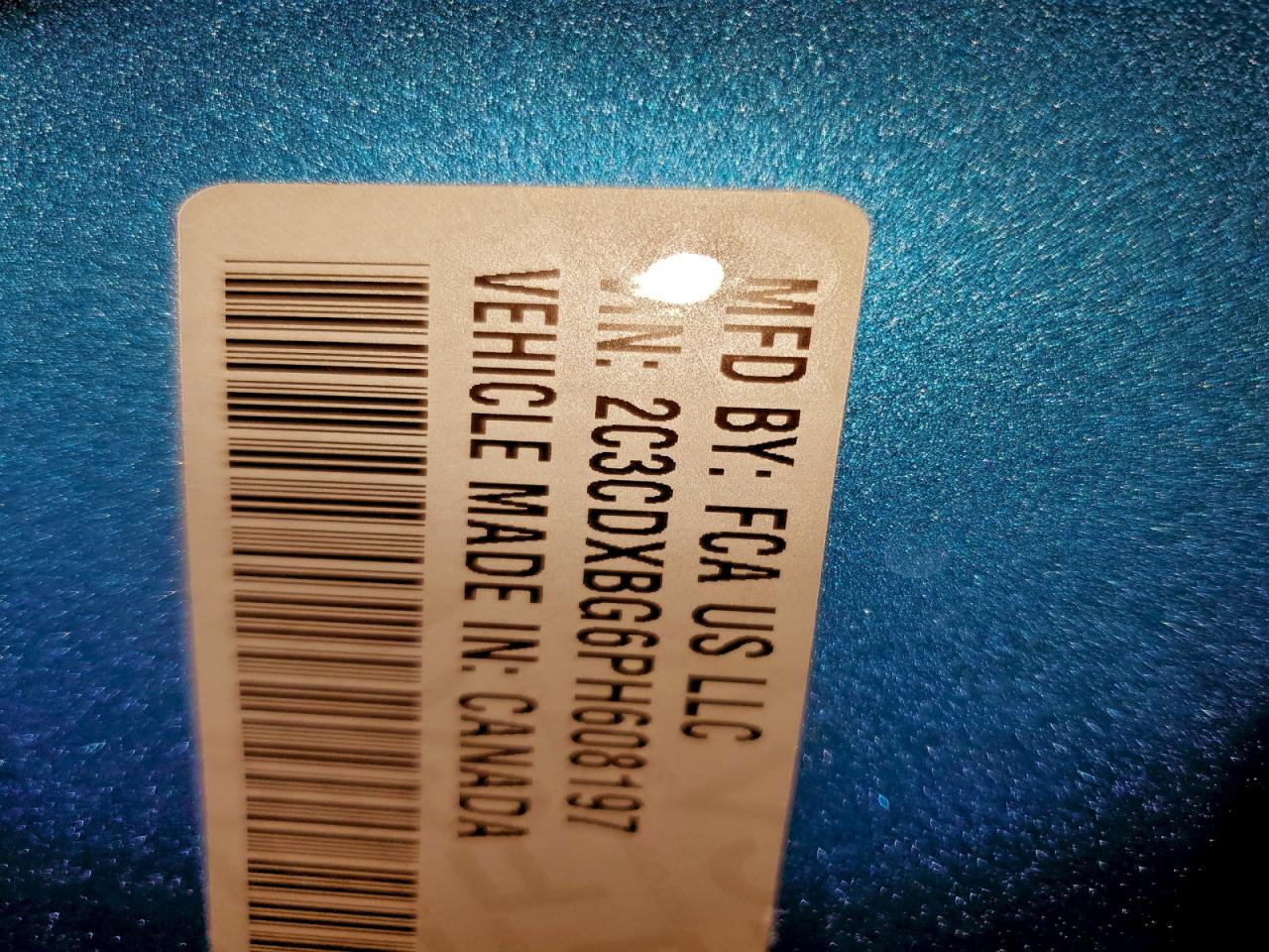 2023 Dodge Charger Sx VIN: 608197 Lot: 95795715