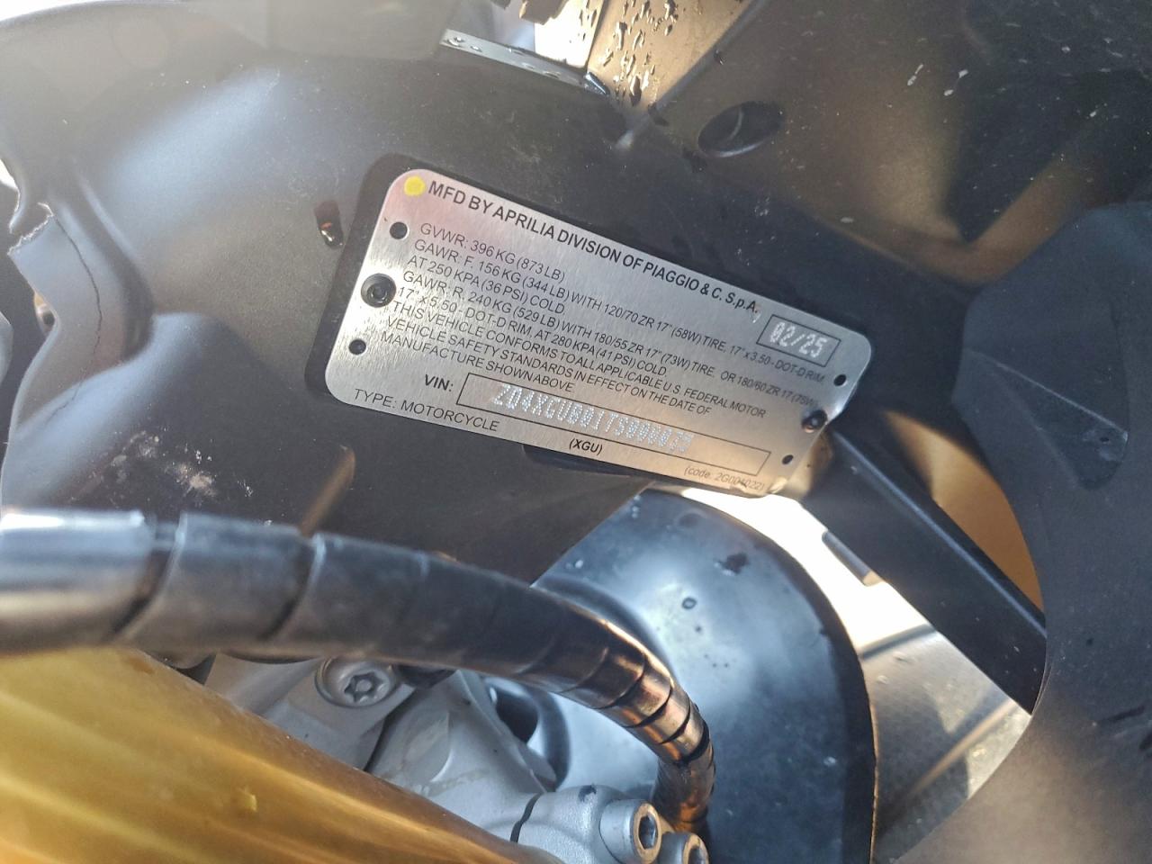 2026 Aprilia Rs 660 Factory VIN: ZD4XGUB01TS000035 Lot: 94954695