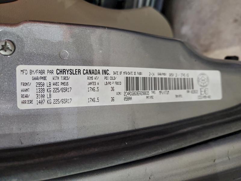 2014 DODGE GRAND CARAVAN SE  