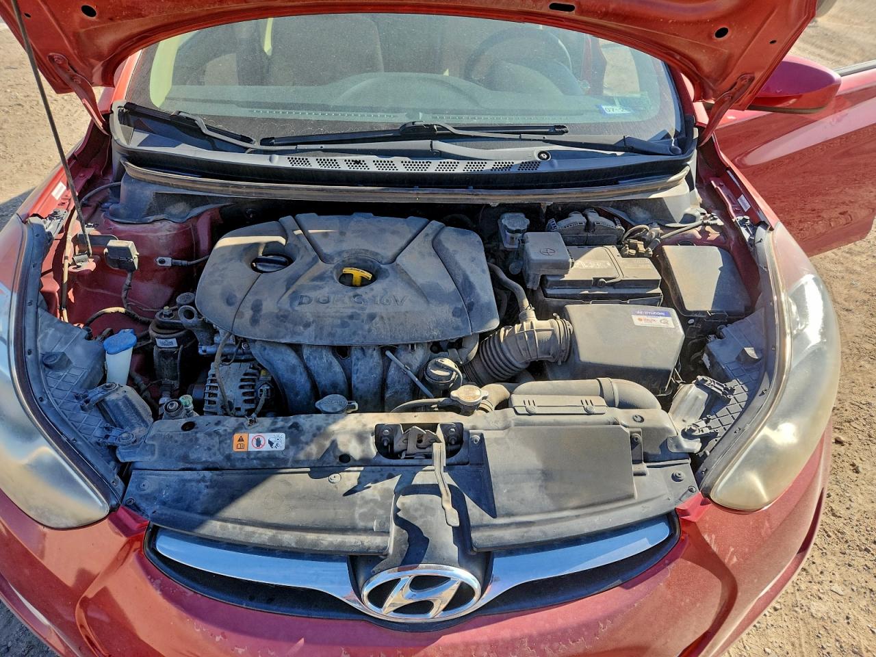 2013 Hyundai Elantra Gls VIN: KMHDH4AE4DU571982 Lot: 97134175