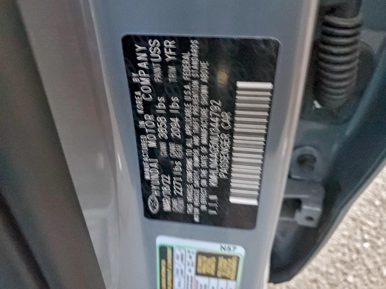 2022 Hyundai Elantra Sel VIN: KMHLN4AG5NU344792 Lot: 95555625