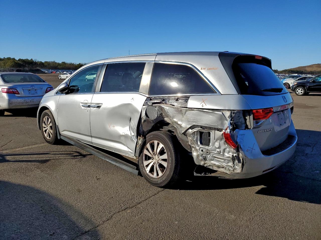 2014 Honda Odyssey Exl VIN: 5FNRL5H68EB110694 Lot: 95742415