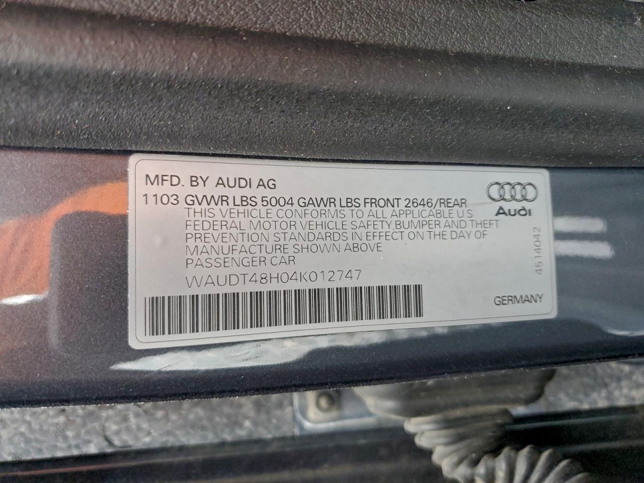 Фото: WAUDT48H04K012747