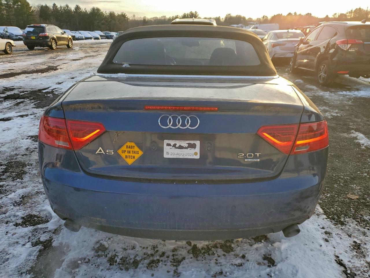 2013 Audi A5 Premium Plus VIN: WAULFAFH7DN012635 Lot: 96425495