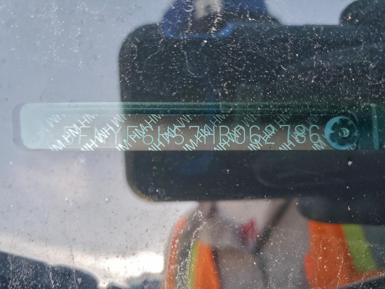 2017 Honda Pilot Exl VIN: 5FNYF6H57HB062786 Lot: 94806125