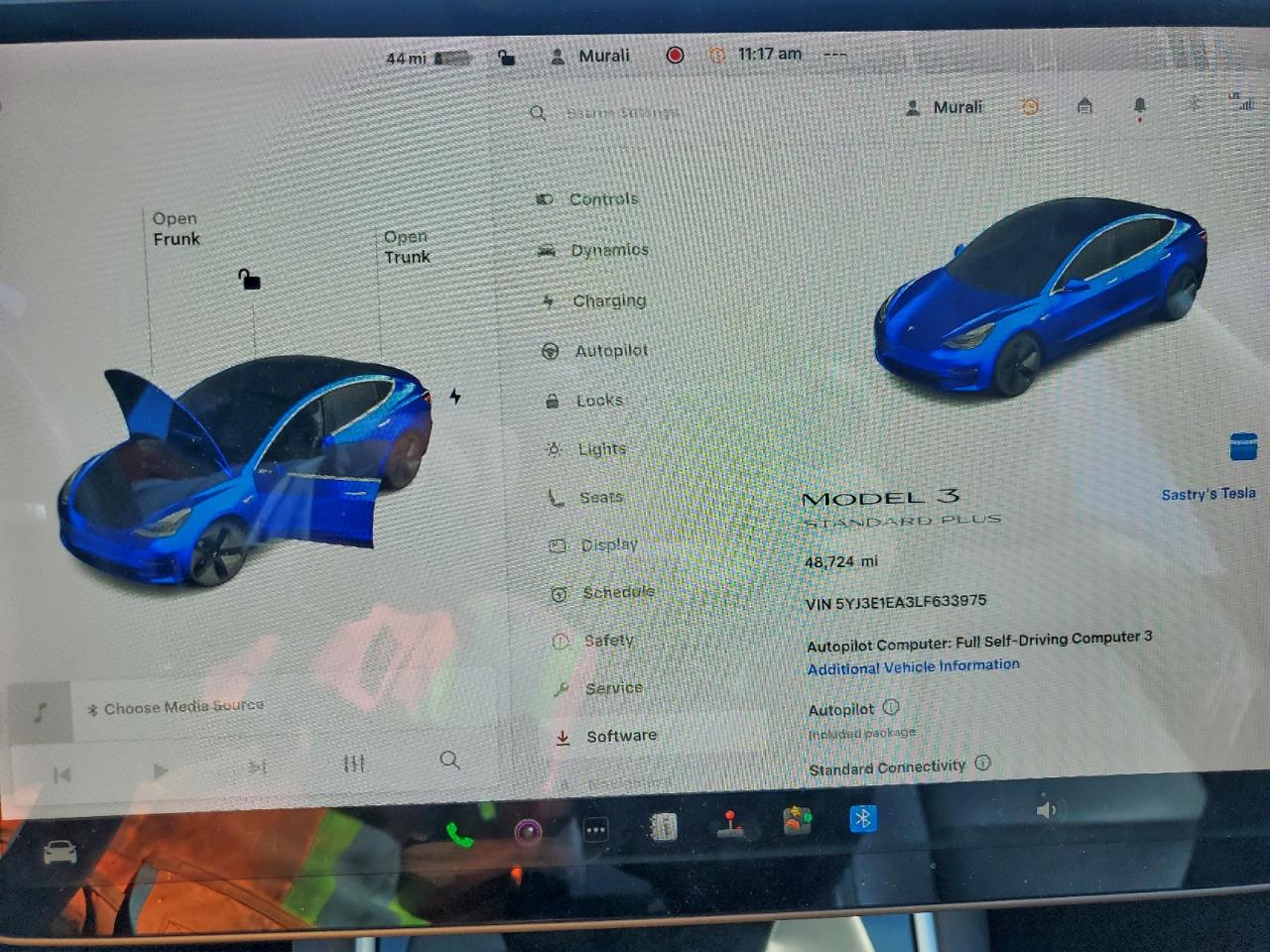 2020 Tesla Model 3 VIN: 5YJ3E1EA3LF633975 Lot: 94938115