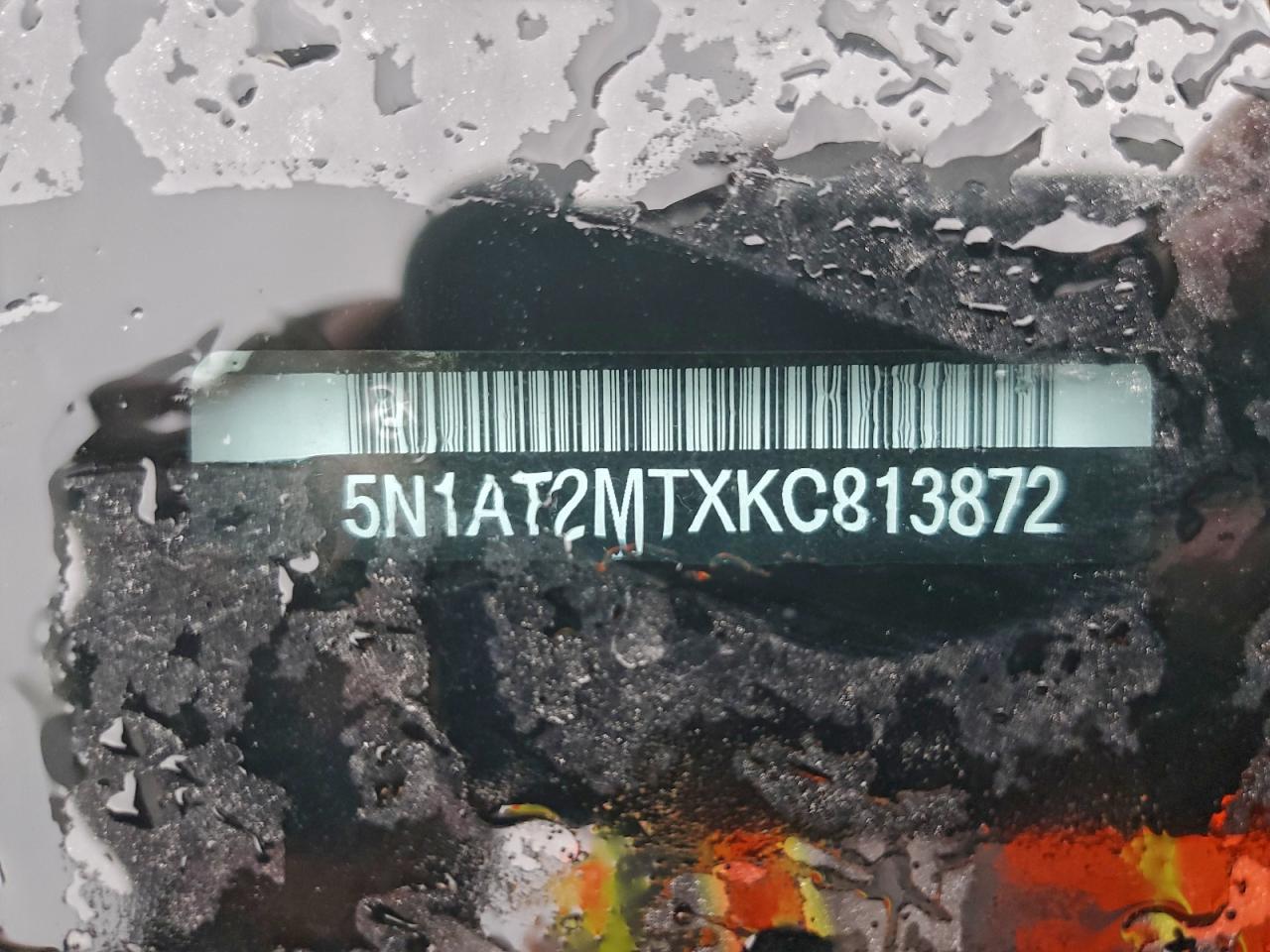 2019 Nissan Rogue S VIN: 5N1AT2MTXKC813872 Lot: 94475005