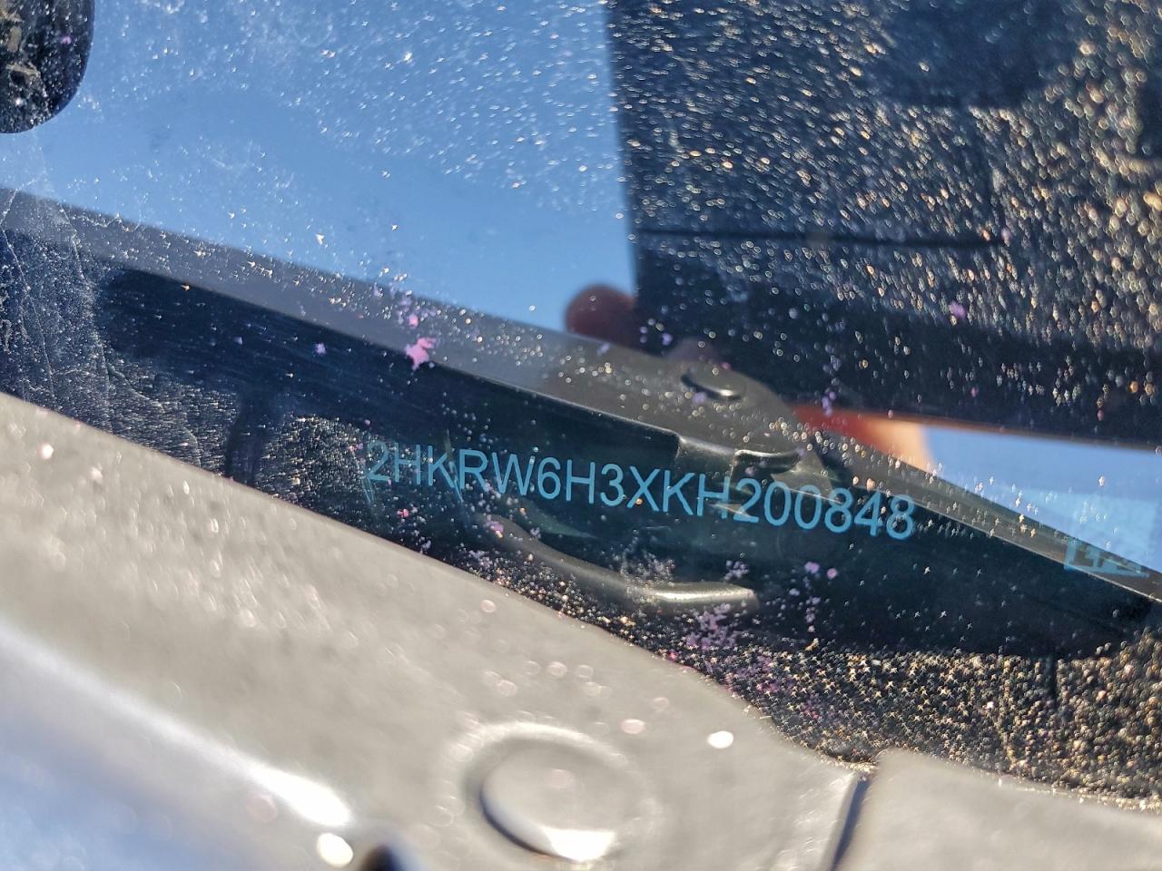 2019 Honda Cr-V Lx VIN: 2HKRW6H3XKH200848 Lot: 95072225