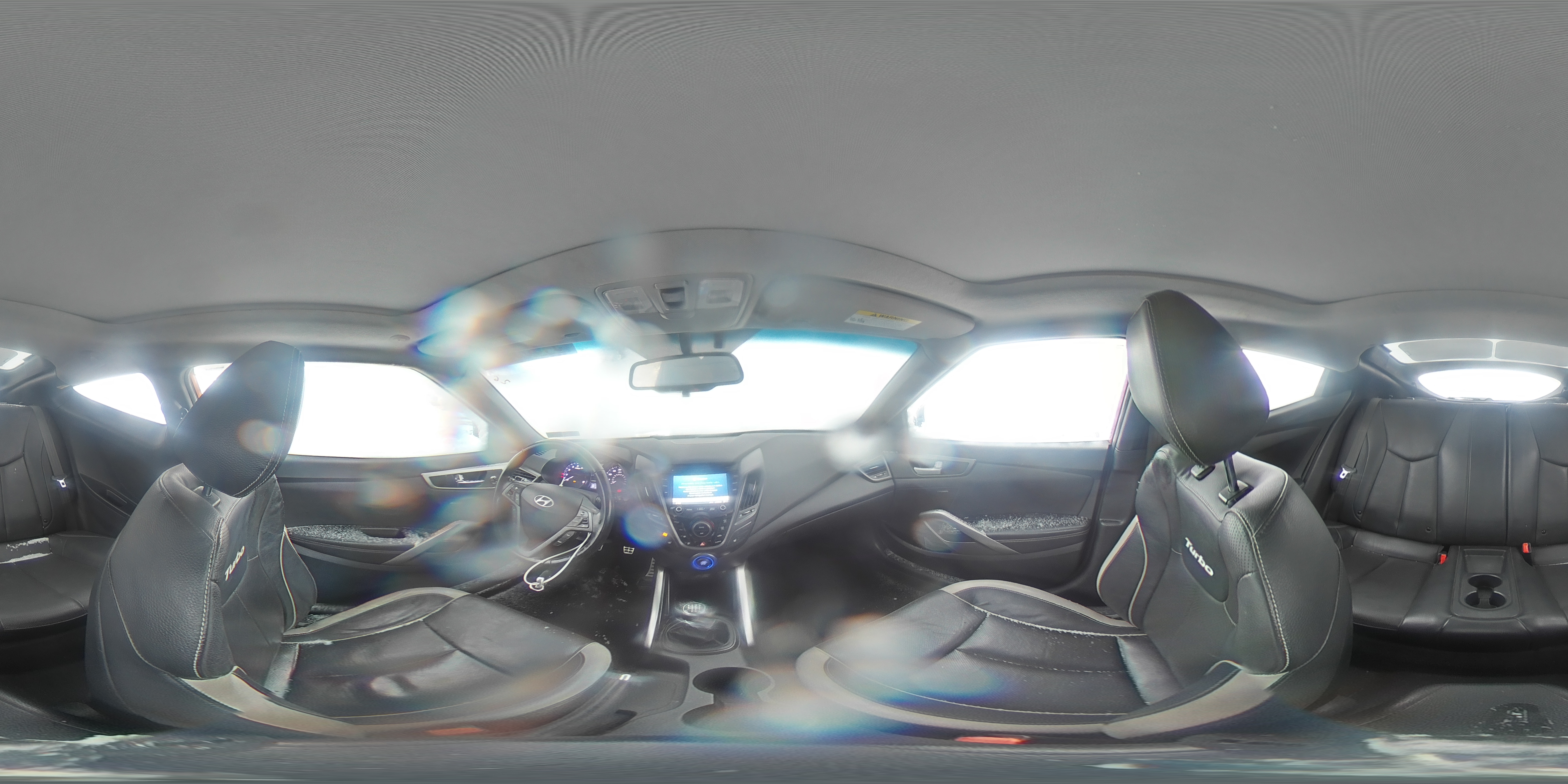 2014 Hyundai Veloster Turbo VIN: KMHTC6AEXEU205791 Lot: 94635375